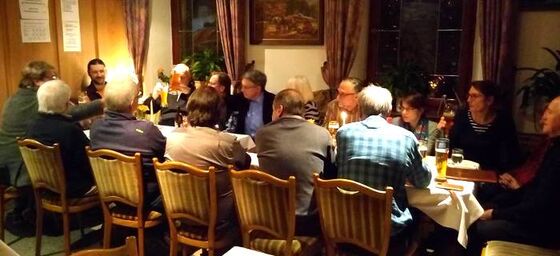 Unser Stammtisch in Zang