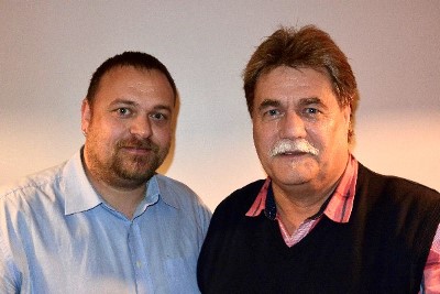 v.l.n.r. Oliver Grüll und der neue Vorsitzende Hans-Jürgen Schiffner